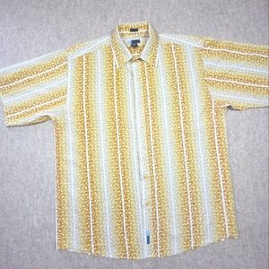 GB God Body Black Label Camp Shirt Size Large‎ Micro Faces